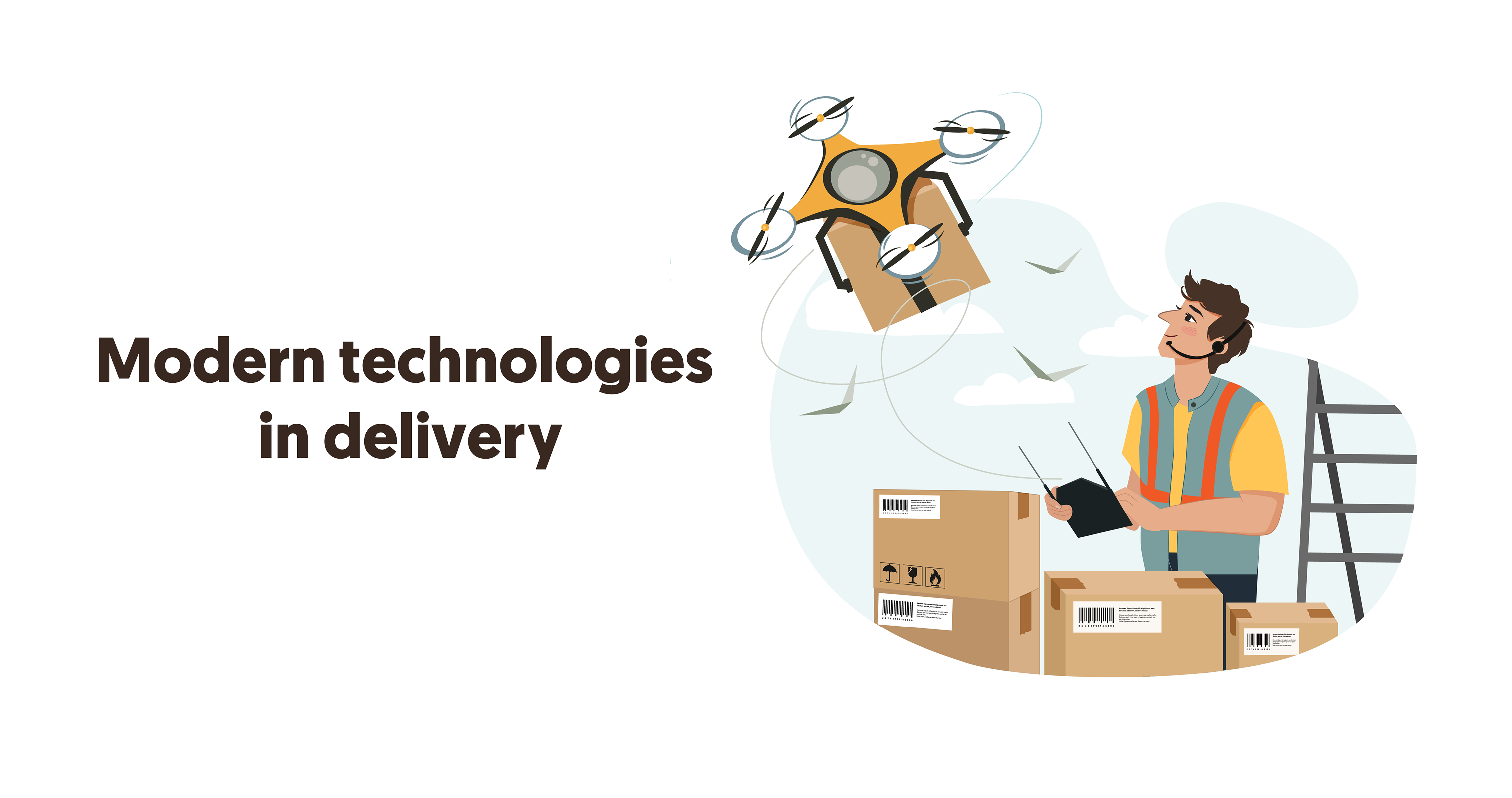 Modern technologies in delivery business