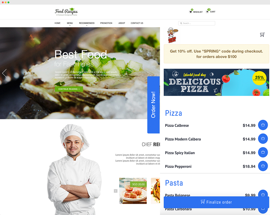 food delivery management